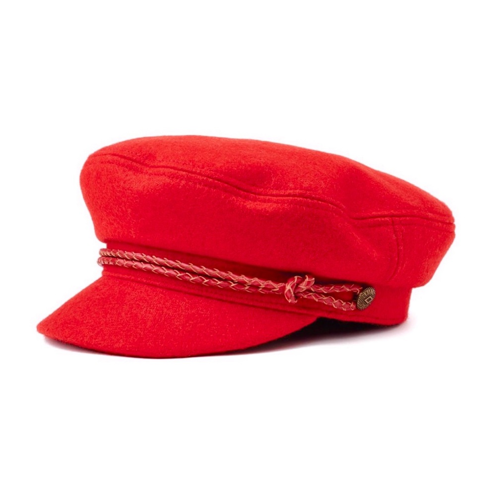 SOLD Brixton Red Fiddler Cap